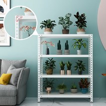 아이니 4단 칸조절 앵글랙 다용도 조립식 앵글, 100cm