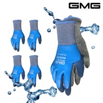 GMG 웜그립 겨울 방수 방한 장갑 냉동 창고 물탱크 청소 오물 제설 작업 글러브 5세트 / GMG Watertight Waterproof Working Gloves 5set, L(라지)
