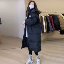 여성 겨울 슬림 롱패딩 여자 코튼 후드 점퍼 블랙프라이데이 22FW