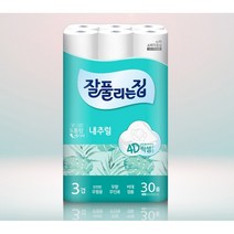 잘풀리는집 감동 롤화장지 25m, 7팩, 30롤