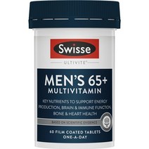 스위스 Swisse 65세이상 남성 얼티바이트 멀티비타민 종합비타민 60정