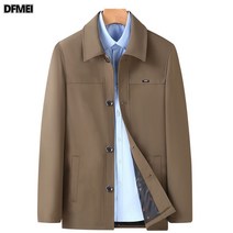 DFMEI 춘추 캐주얼 남자 아우터 중년 남성 재킷 중장년 아빠 40대 50대 상의