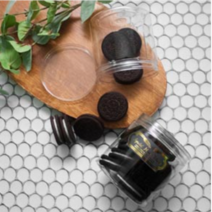 스크류보틀(8585S)-5개 / 85x85mm / 쿠키용기 / 투명용기 / 쿠키케이스/원형케이스/원형쿠키통, 5개