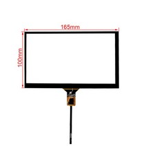 6.2 7 인치 6 핀 터치 패널 디지타이저 화면 교체 XYPG7002A1FPC 자동차 DVD GPS 네비게이션, 02 7inch 165X100