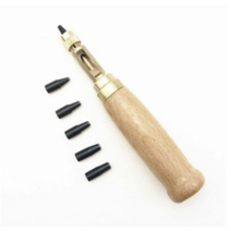 스크류 펀치 원형, 혼합색상, 3개