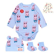 베베드피노 로즈라팡신생아바디수트세트_BP31OS001