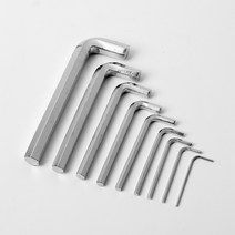 [풀리줄리] 9종 보급형 육각렌치 10.5cm L자 렌치세트 (10.5cm), 상세페이지 참조