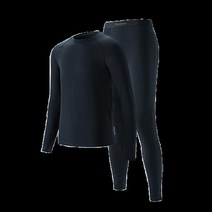 네이처하이크 통기성 속옷 남녀 스키 위킹 열 속옷 NH22NY001, Man Black+XL