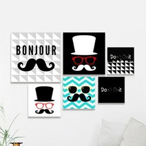 CAS378 북유럽 스타일2 수염맨 DO IT 팝아트액자.시즈팝, 디자인선택:CASM 06