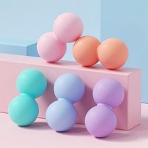 요가블록 요가벽돌 요가폼 블럭 땅콩 공 발 피트니스 릴리프 체육관 트리거 포인트 마사지 볼 훈련 근막