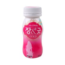 장앤굿 GOLD 새콤한 요쿠르트향 장건강음료, 4개, 100ml