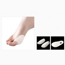 아픈 무지 외반 통증감소 엄지발가락 보호 패드2P 발관리 간편교정기
