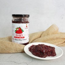 [더조은푸드] 씹히는맛이 다른 미녀딸기 딸기가득 수제 딸기잼, 딸기가득 수제 딸기잼 500g