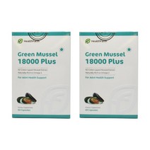 HealthFarm Green Mussel 헬스팜 그린 초록홍합 18000mg 60정 2팩