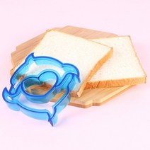 제빵발효기 가정용 식빵 크리 에이 티브 귀여운 별 동물 모양 샌드위치 토스트 빵 금형 쿠키 플라스틱 아, 09 Dolphin