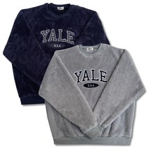 남녀공용 ESU YALE 예일 양털 맨투맨 오버핏 미국 대학 뉴욕