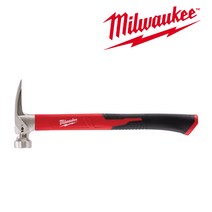 밀워키 망치 19온스 평면 화이바 해머 48-22-9316, 02_체크 17망치