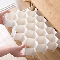 드레스 책장 옷 트레이 벌집 모양 서랍 8 pcs 장 분배기 작은 의류 및 화장품 물, 없음