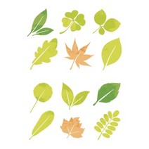 스텐실도안 ST-276. Leaf 6 SET ★당일출고★, 1개
