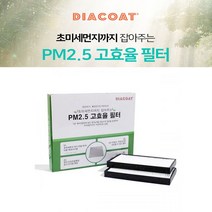다이아코트 현대자동차 초미세먼지 차량용 에어필터 에어컨필터, H19-투싼/투싼IX(04.03~)