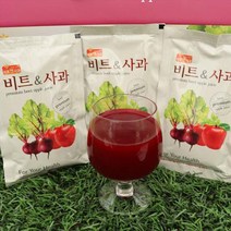 달고 맛있는 순수착즙 레드비트즙 비트엔사과 30포 임산부간식 비트즙 사과즙