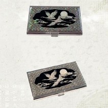 나전 자개 명함 케이스 월학문 흑백 외국인 선물 고급