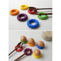 주방 냄비받침 도넛 실리콘 수저받침 6P 예쁜수저받침쇼핑몰 주방용품