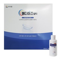 메디렌즈 멀티액 360ml X 3개세트 인케이스 (헤르바 손소독제 80ml 증정) 소프트렌즈용액 렌즈용액 렌즈세정액 렌즈세척액 다목적용액, 1세트(헤르바 손소독제 1개증정)