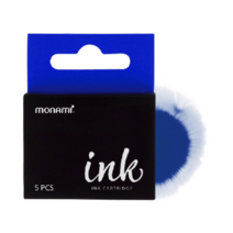 모나미 만년필 잉크 카트리지 5PCS 12색 1개, 48 끝없이 펼쳐진 태평양 (BLUE)
