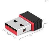 USB WiFi 접합기 600Mbps 2.4GHz 5GHz 안테나 이중 역 802.11b/n/g/ac 패를위 소형 무선 네트워크 카드 수, 01 N150-mini
