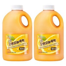 흥국 냉장 오렌지 농축액 1.5L 2개묶음, 단품, 단품