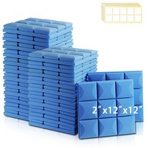 방음보드 흡음 차음 패드 어쿠스틱 폼 6/12/24Pcs 방음 음악 스튜디오 벽 처리 홈 장식, [03] 24 Pcs, [01] MGT-Blue, [02] High Density, MGT-Blue