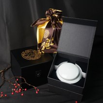국내산 자연꿀 아카시아꿀 도자기 선물세트 고급박스 1.2kg, 천목/청 보자기