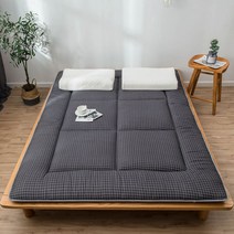 체크 이케아 침대 위 매트 고정 밴드 기숙사 요 패드 토퍼 알러지케어 딱딱한 매트리스 커버 보호 싱글 더블 퀸 200 150 코튼, A 150x200cm