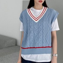 오오엘 여성용 스우파 꽈 조끼