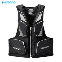 시마노 넥서스 플로팅베스트 구명조끼 VF-142Q, 블랙