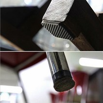 socean 논슬립 매트 긁힘 방지 가구 다리 접착 패드 소음 충격 흡수 스티커 커버 의자발 패드 층간 소음 방지 범퍼, 에바 사각 특대 2P