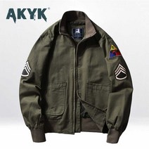 남성 복고 독일군 미군 밀리터리 에비에이터 항공 카모 야상 자켓 점퍼