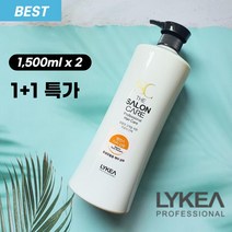 [1+1 할인] 헤어샵전용 리케아 캐시미어터치 샴푸 컨디셔너 린스 세트 1500ml 대용량 약산성 염색후 단백질 사춘기 두피 정수리냄새 동성제약 미용실샴푸, 밸런스 샴푸 1+캐시미어 컨디셔너 1