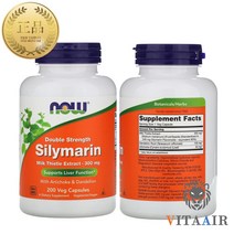 나우푸드 더블 스트렝스 밀크씨슬 실리마린 300mg 200정, 1개