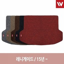 자동차 단층 코일 트렁크 매트 레니게이드 차량 차, 쿠팡 상품판매 다크브라운, 지프