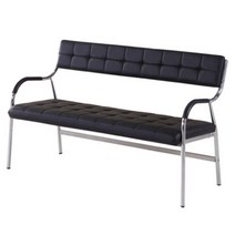 스카이 3인용 로비의자-블랙, 블랙