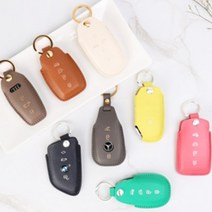 바슬리 그랜져HG / 제네시스 / 싼타페DM / 맥스크루즈 크리스페 가죽 스마트 키케이스, 에땅 금, HD014