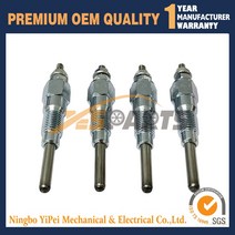 11V 4pcs Kubota V1505 V1305 V1205 1685165512 1685165510(10mm) 용 새로운 글로우 플러그 엔진