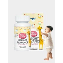 뉴질랜드 이노헬스 키즈 그로우(황기추출물영양제) 1200mg 120타블렛 INNO HEALTH KIDS GROW CHEWABLE 1200MG 120TABS, 1개, 기본