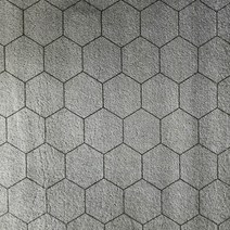 피앤티 홈아트 인테리어 코일매트(120cm*150cm), 그레이 헥사곤