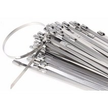 스테인리스타이 스틸타이 케이블타이 SUS316 서스타이 스텐타이 케이블타이건(스마토), 7.9mm x 152mm