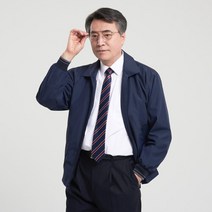 [파파브로] 남자 간절기 심플 베이직 신사 비즈니스 점퍼 HA-JUA-Q006-네이비