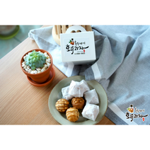 답례품 호두과자 11알 박스 포장, 브라운