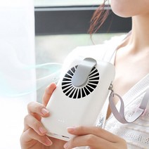 손이 자유로운 목걸이형 미니선풍기/목선풍기 보조배터리, 화이트, 01. 미니선풍기 minifan